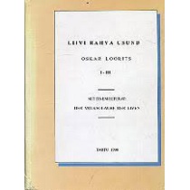 Liivi rahva usund I-III