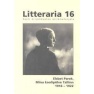 Litteraria 16. E.Parek Minu koolipõlve Tallinn